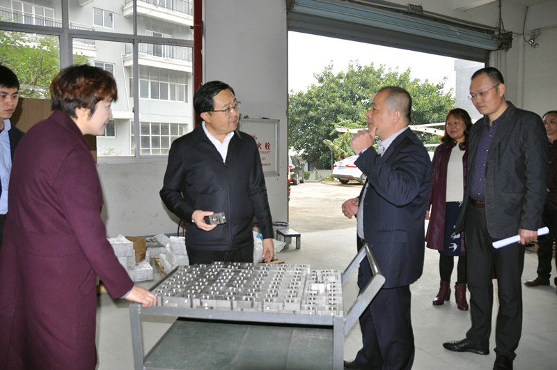 Chengxiang Secretario del Distrito Wang Wencai inspeccionado Ruima Electric Manufacturing (Fujian) Co., Ltd.